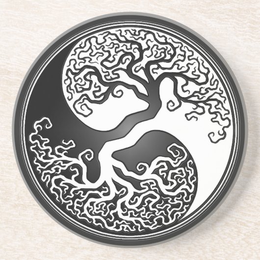陰陽の木 コースター (正面)