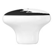 陰陽の猫ちゃん セラミックノブ (側面)