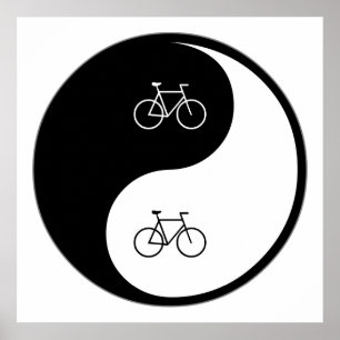 陰陽の自転車に乗ること ポスター