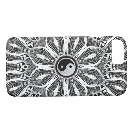 陰陽の花iPhone 7ケース Case-Mate iPhoneケース (裏面(横))
