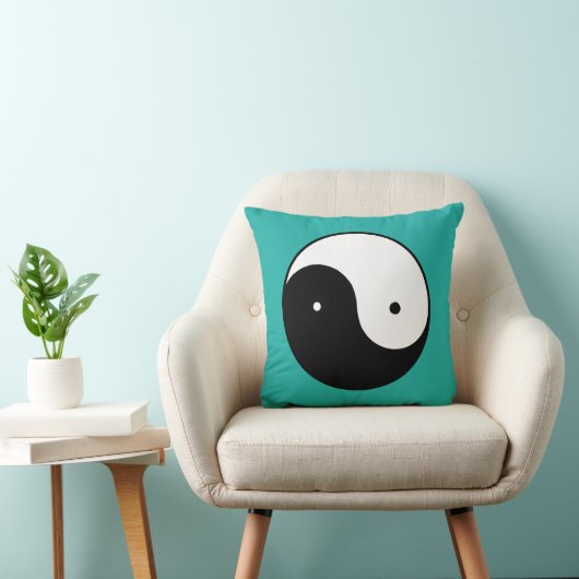 陰陽の記号 クッション (椅子)
