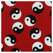 陰陽の記号 ファブリック (クローズアップ)