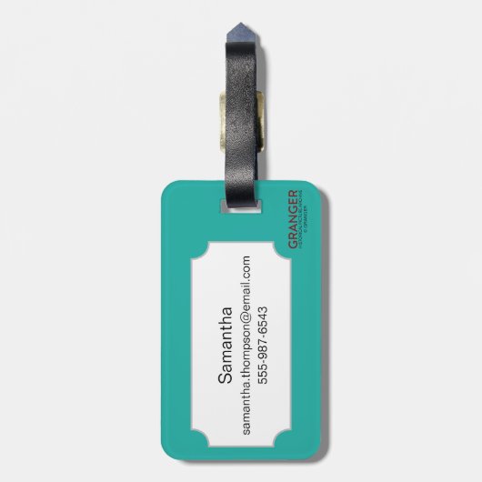 陰陽の記号 ラゲッジタグ (裏面縦)