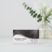 陰陽の金属の仕事 名刺 (スタンド正面)