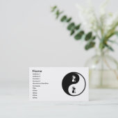 陰陽の金属の働き 名刺 (スタンド正面)