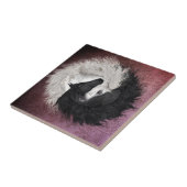 陰陽の馬のセラミックタイル タイル (側面)