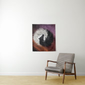 陰陽の馬のタペストリー タペストリー (インサイチュ)