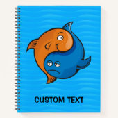 陰陽の魚のキャラクター ノートブック (正面)