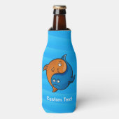 陰陽の魚のキャラクター ボトルクーラー (ボトル正面)