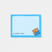 陰陽の魚のキャラクター ポストイット (正面)