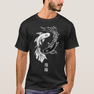 陰陽の鯉 Tシャツ