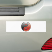 陰陽の~の中国のな道教の哲学 バンパーステッカー (車上)