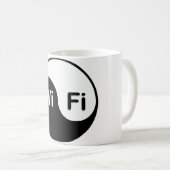 陰陽のWi-Fiのマグかコップ コーヒーマグカップ (正面右)