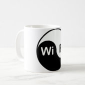 陰陽のWi-Fiのマグかコップ コーヒーマグカップ (正面左)