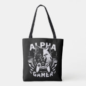 陰陽アルファゲーマーウルフ トートバッグ (裏面)