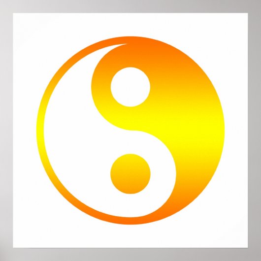 陰陽ウォールアート ポスター (正面)