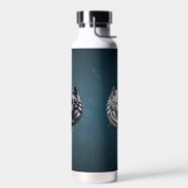 陰陽オオカミ。 ウォーターボトル (左面)