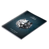 陰陽オオカミ。 ノートブック (左側)