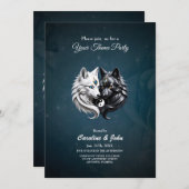 陰陽オオカミ。 招待状 (正面/裏面)