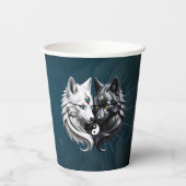 陰陽オオカミ。 紙コップ (裏面)