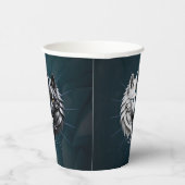 陰陽オオカミ。 紙コップ (右)