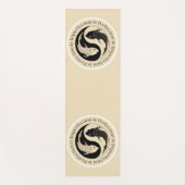 陰陽オランダホワイトトレーニング、ピラティス ヨガマット (正面)