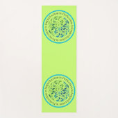 陰陽オリーブトレーニング、ピラティス ヨガマット (正面)