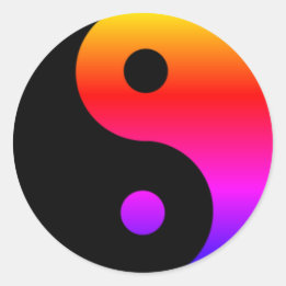 陰陽カスタムシール ラウンドシール