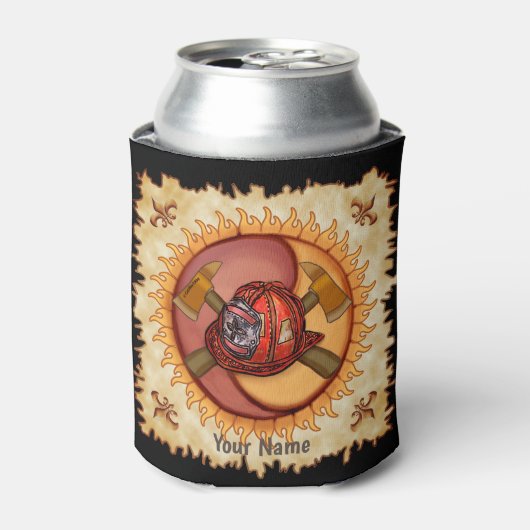 陰陽カスタム消防士のクーラー 缶クーラー (缶正面)