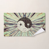 陰陽カラスプラッシュ バスタオルセット (ハンドタオル)