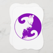 陰陽キャットノートカード サンキューカード (正面/裏面)