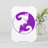 陰陽キャットノートカード サンキューカード (スタンド正面)