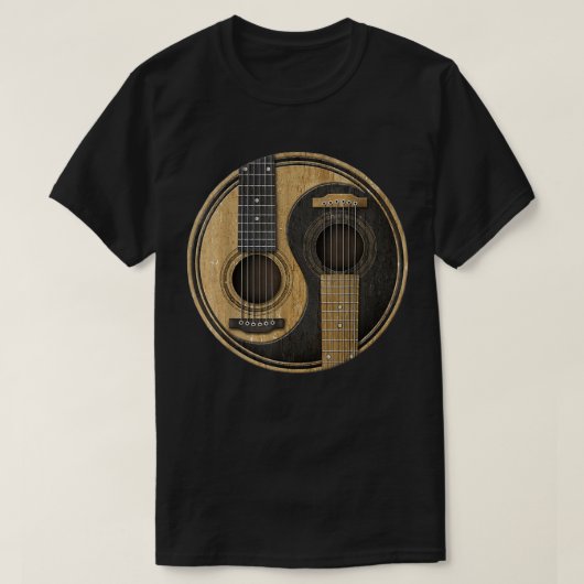 陰陽ギター Tシャツ (デザイン正面)