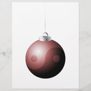陰陽クリスマスボールin赤 チラシ