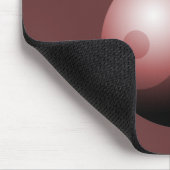 陰陽クリスマスボールin赤 マウスパッド (コーナー)