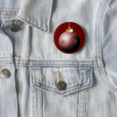 陰陽クリスマスボールin赤 缶バッジ (インサイチュ)