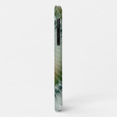 陰陽グリーンイエロー抽象芸術フラクカラフルトル Case-Mate iPhoneケース (裏面/左)