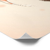 陰陽コイのスタイル絵画魚 ポスター (角)