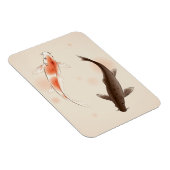 陰陽コイのスタイル絵画魚 マグネット (右側)