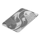 陰陽コイ魚ステンレス鋼効果 マグネット (左側)