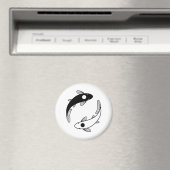 陰陽コイ魚 マグネット (インサイチュ (食洗機))