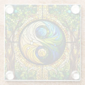 陰陽コースター ガラスコースター (裏面)