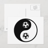陰陽サッカー ポストカード (正面/裏面)
