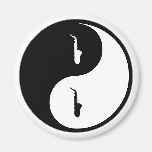 陰陽サックス マグネット (正面)