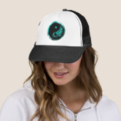 陰陽シアンブラックザミュージアムザズルギフト キャップ (インサイチュ)