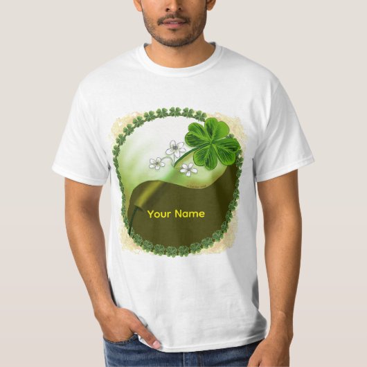 陰陽シャムロック Tシャツ (正面)