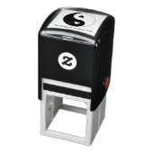 陰陽シンボルとハートラブカップル結婚ズ セルフインキングスタンプ (商品)