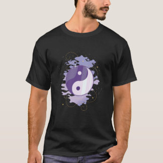 陰陽シンボル ミスティック バランス スピリチュアル シンボリズム Tシャツ