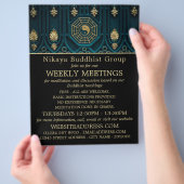 陰陽シンボル, 仏教団体広告 チラシ (手)