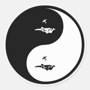 陰陽スカイダイビング ラウンドシール